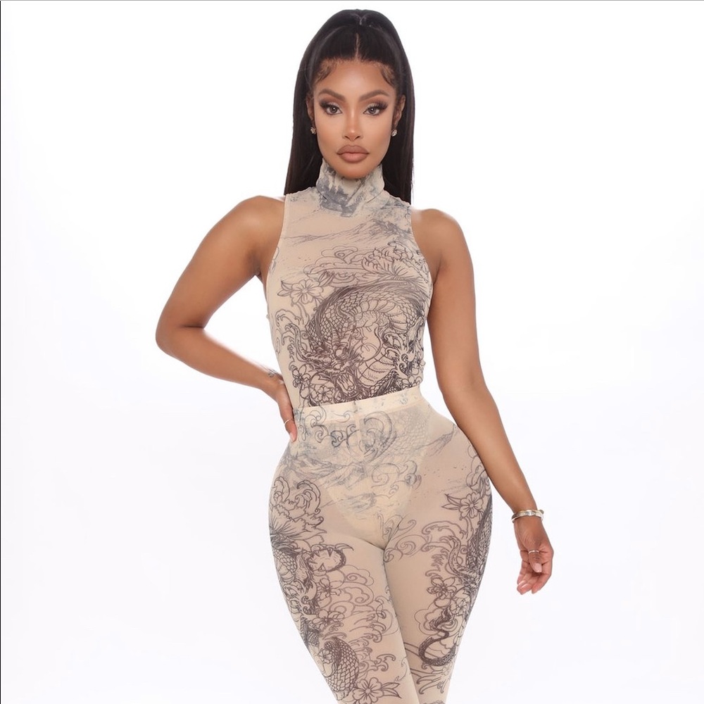 Time To Slay Mesh Legging Set